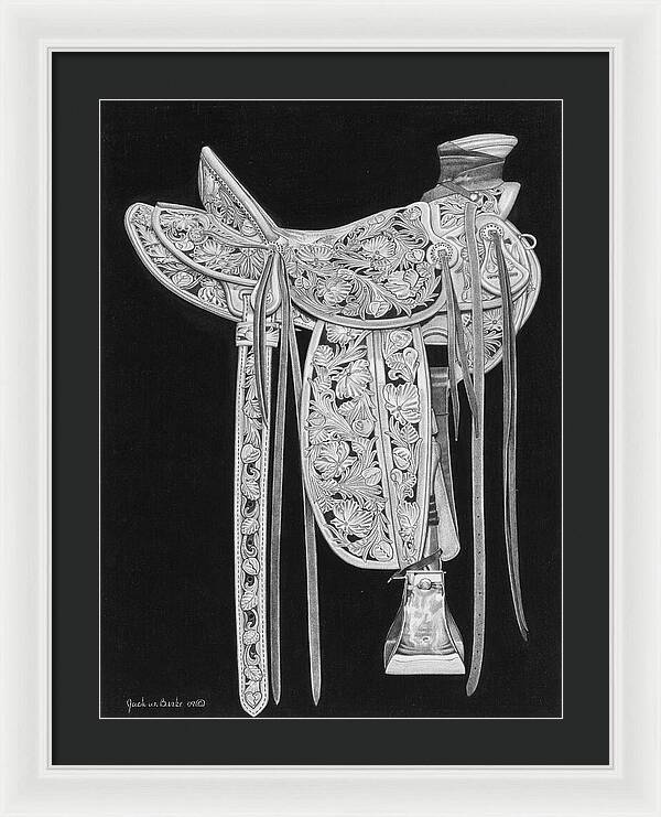 New Saddle - Framed Print