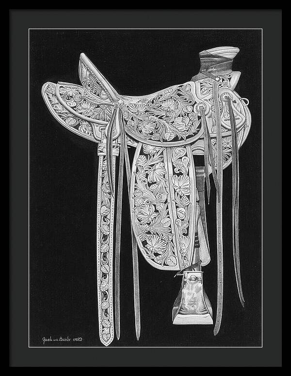 New Saddle - Framed Print