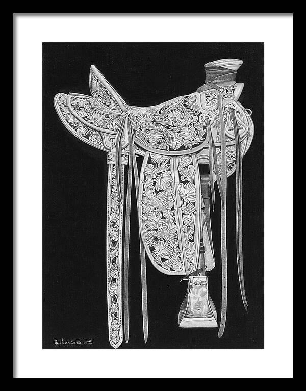 New Saddle - Framed Print