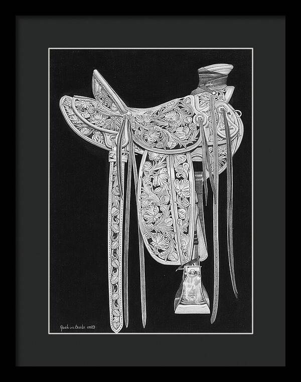 New Saddle - Framed Print