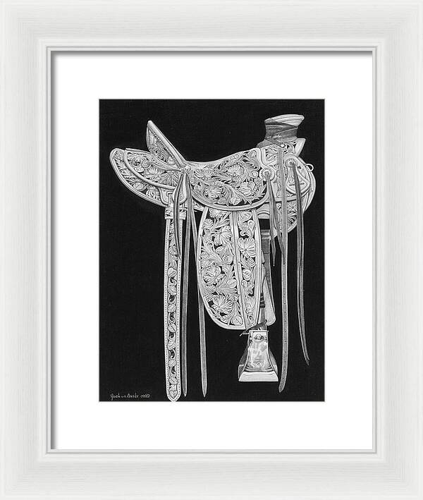 New Saddle - Framed Print
