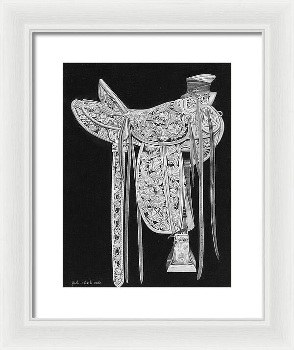 New Saddle - Framed Print