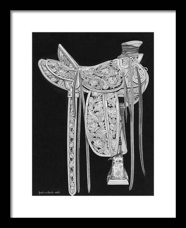 New Saddle - Framed Print