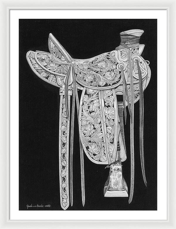 New Saddle - Framed Print