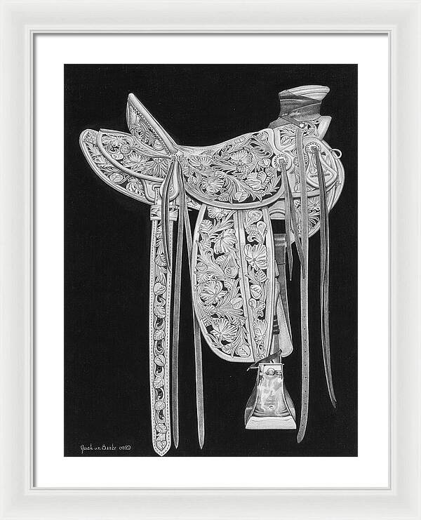 New Saddle - Framed Print