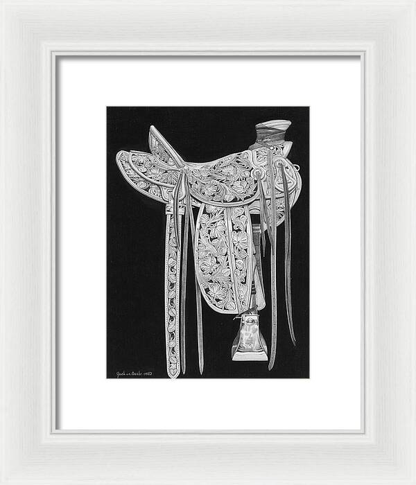 New Saddle - Framed Print