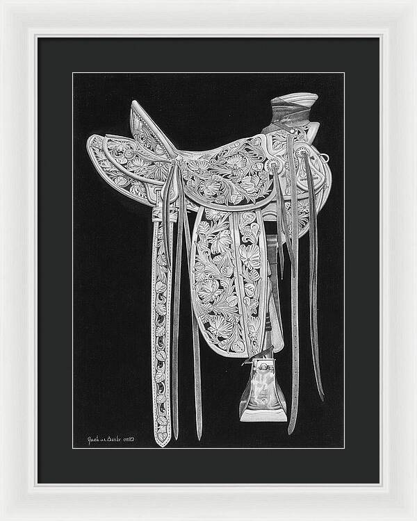 New Saddle - Framed Print