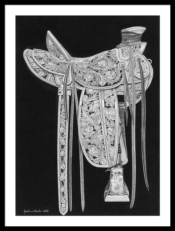 New Saddle - Framed Print