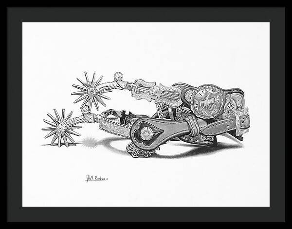Spurs - Framed Print