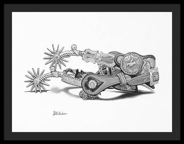 Spurs - Framed Print