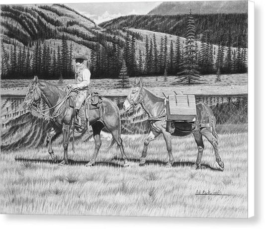 Still Day On The Trail - Canvas Print