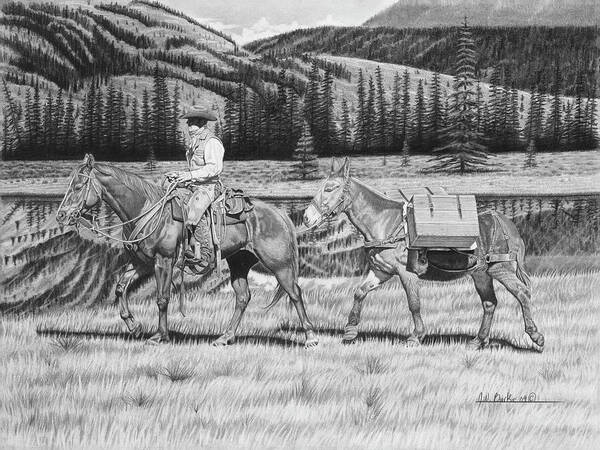 Still Day On The Trail - Art Print