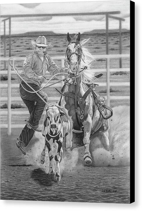 Stone Cold Throw - Canvas Print