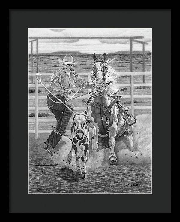 Stone Cold Throw - Framed Print