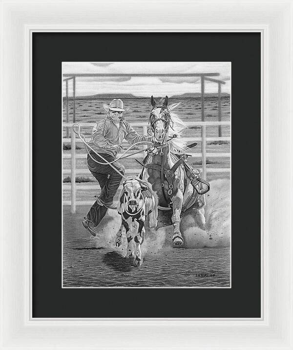 Stone Cold Throw - Framed Print