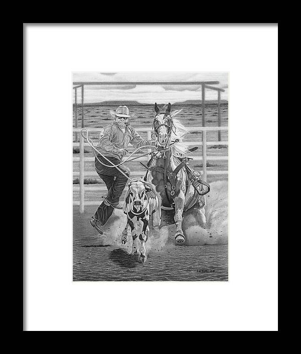 Stone Cold Throw - Framed Print