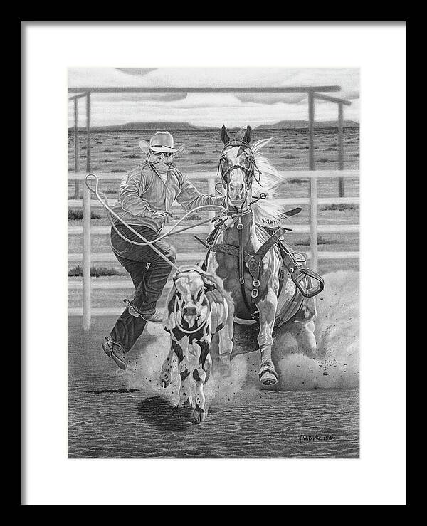 Stone Cold Throw - Framed Print