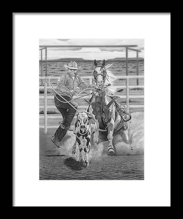 Stone Cold Throw - Framed Print