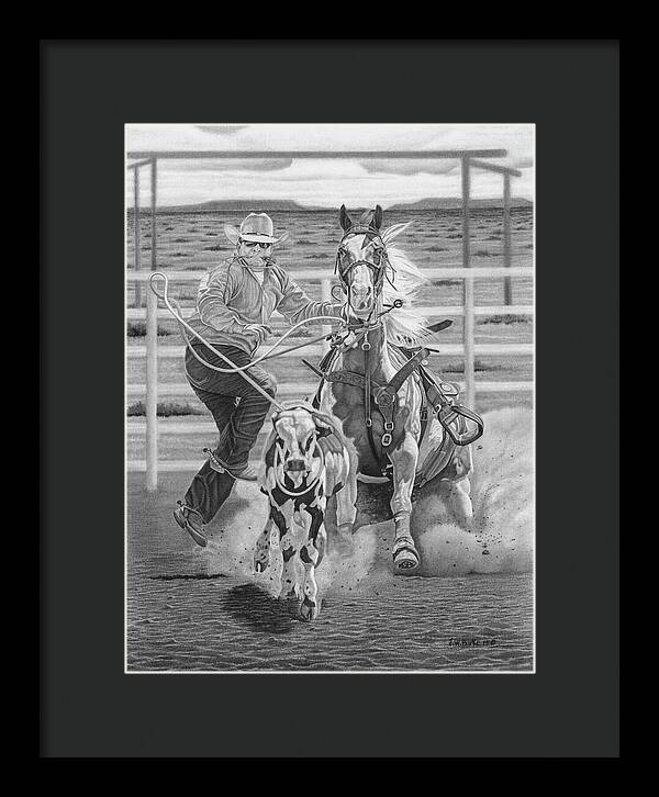 Stone Cold Throw - Framed Print
