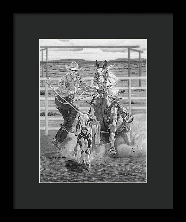 Stone Cold Throw - Framed Print