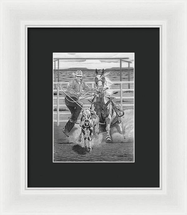 Stone Cold Throw - Framed Print