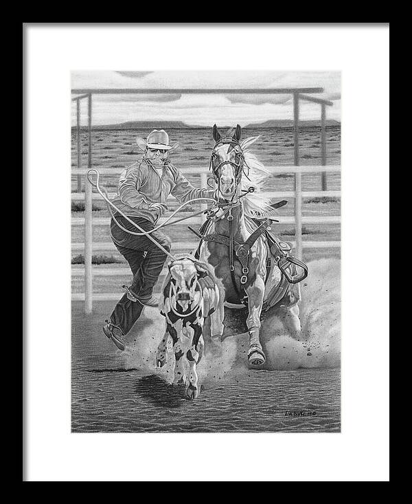 Stone Cold Throw - Framed Print