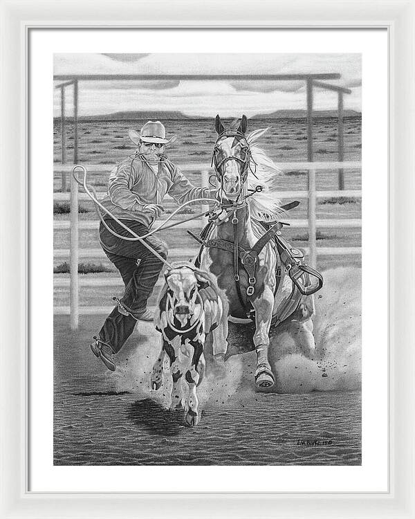 Stone Cold Throw - Framed Print