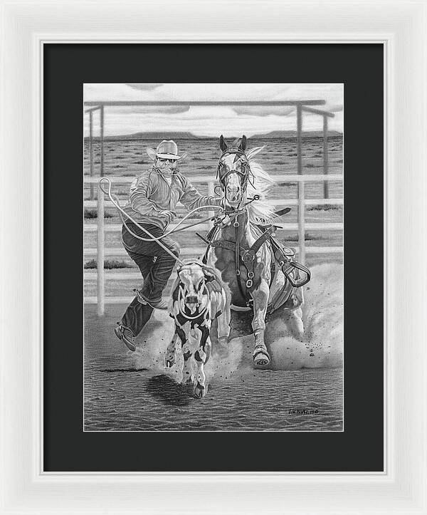 Stone Cold Throw - Framed Print