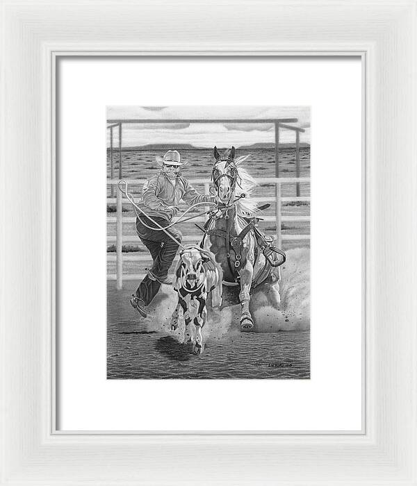 Stone Cold Throw - Framed Print