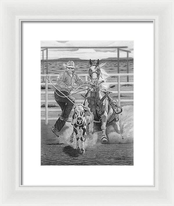 Stone Cold Throw - Framed Print
