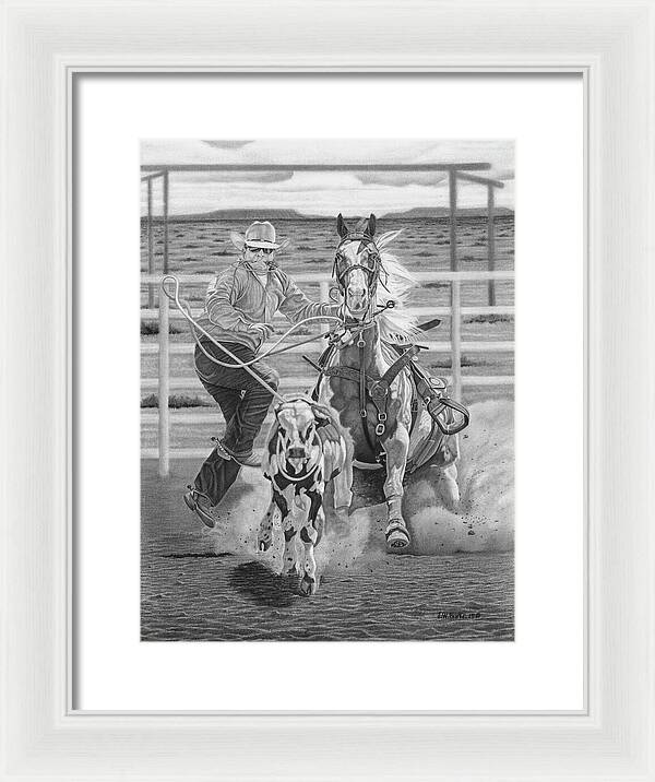 Stone Cold Throw - Framed Print