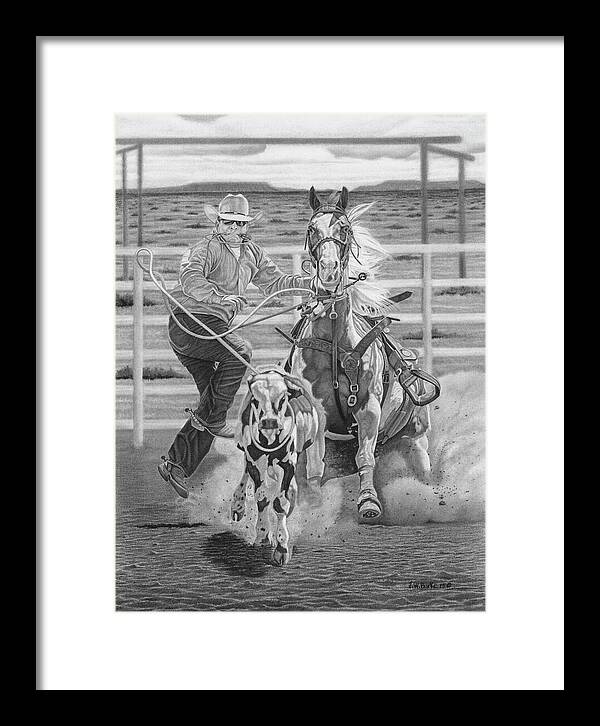 Stone Cold Throw - Framed Print