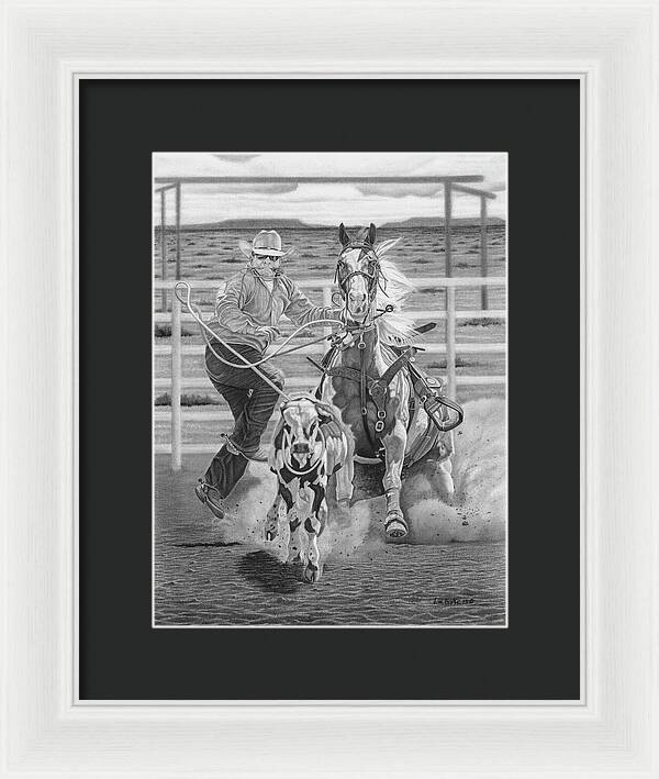 Stone Cold Throw - Framed Print