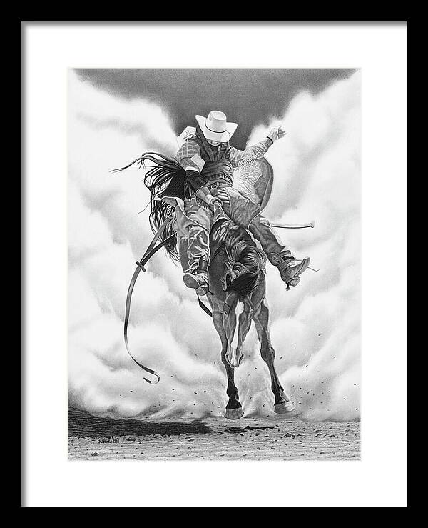 Storm a Brewing - Framed Print