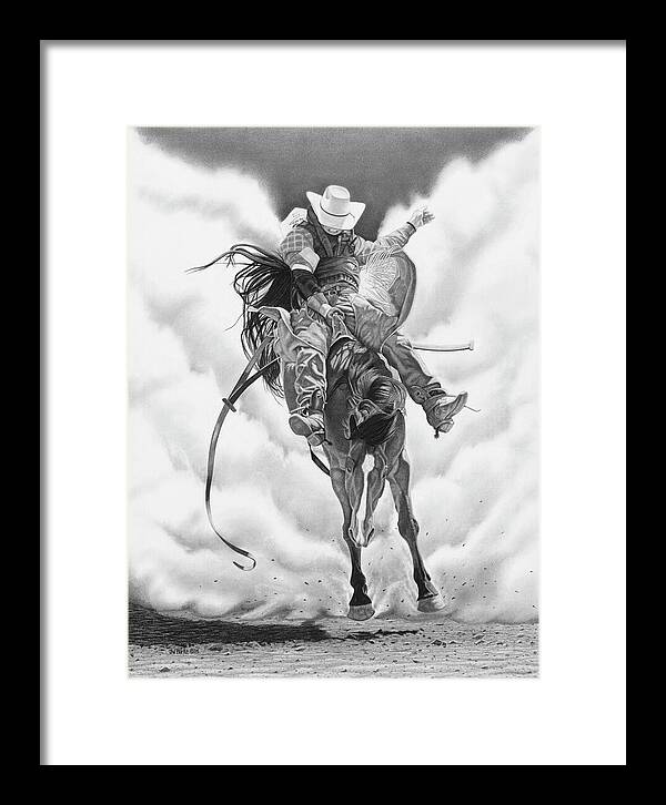 Storm a Brewing - Framed Print