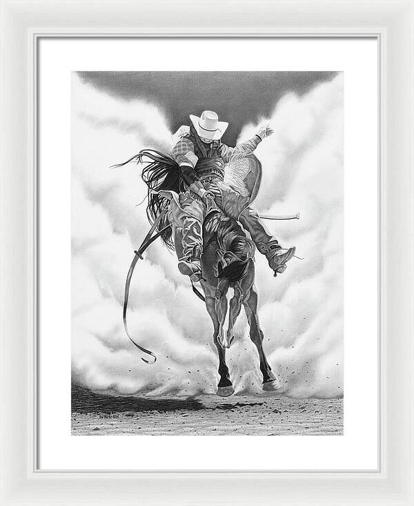 Storm a Brewing - Framed Print