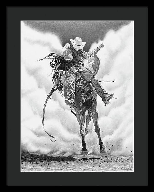 Storm a Brewing - Framed Print