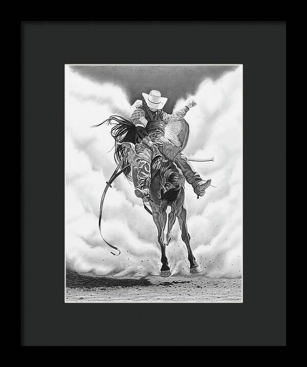 Storm a Brewing - Framed Print
