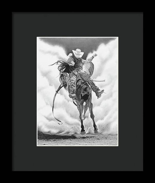 Storm a Brewing - Framed Print