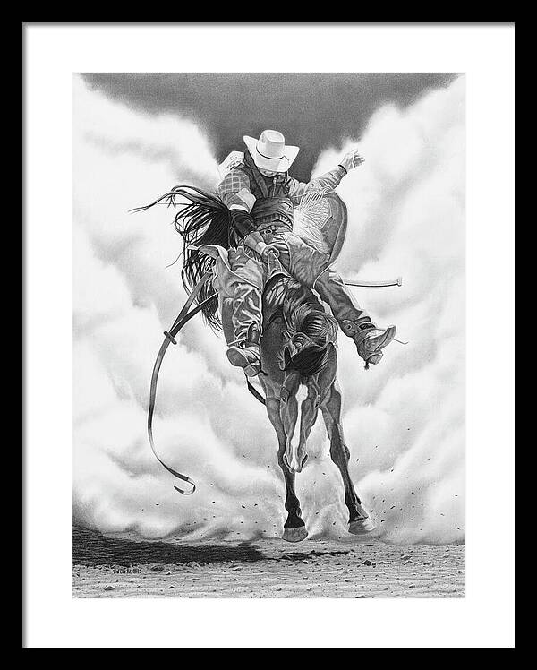 Storm a Brewing - Framed Print