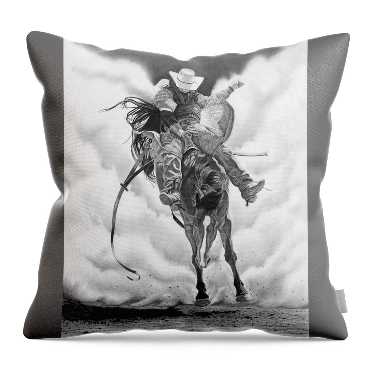 Storm a Brewing - Throw Pillow