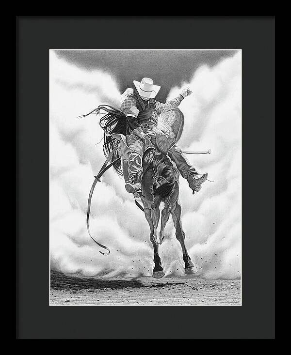 Storm a Brewing - Framed Print