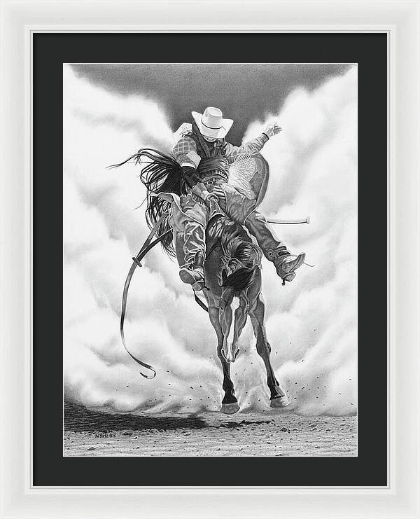 Storm a Brewing - Framed Print