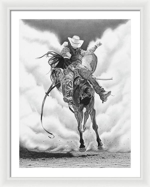 Storm a Brewing - Framed Print