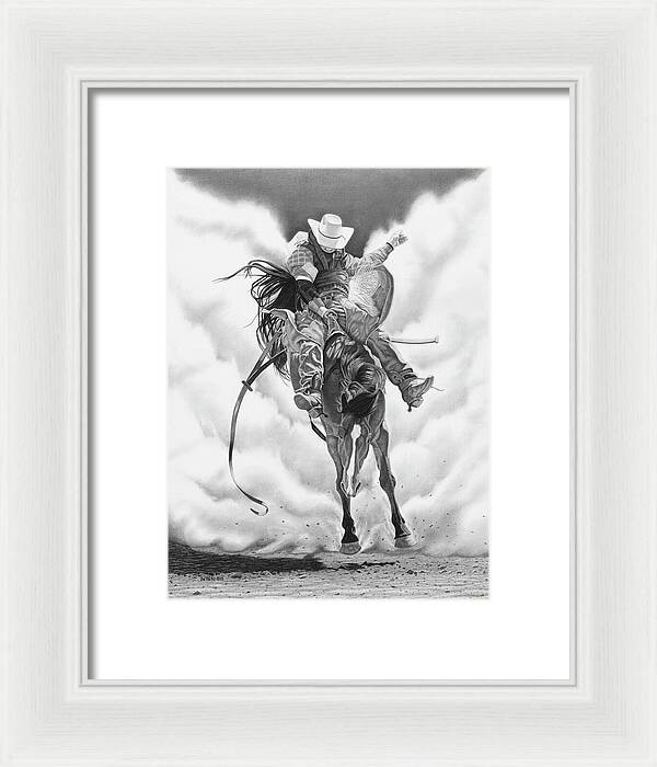 Storm a Brewing - Framed Print