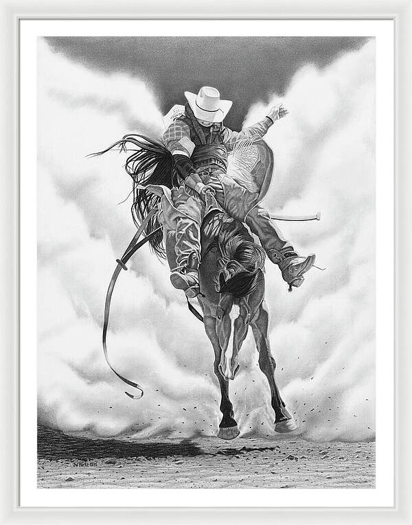 Storm a Brewing - Framed Print