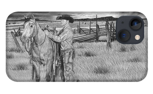 Phone Case, western art, cowboy style