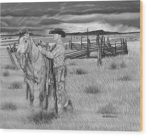 The Coming Storm - Wood Print