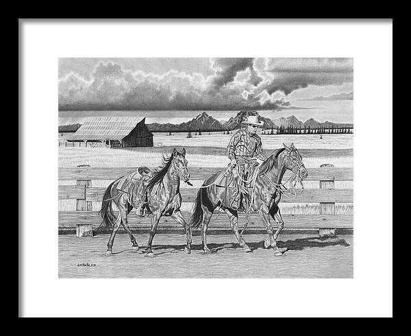 The Gift Named Storm - Framed Print