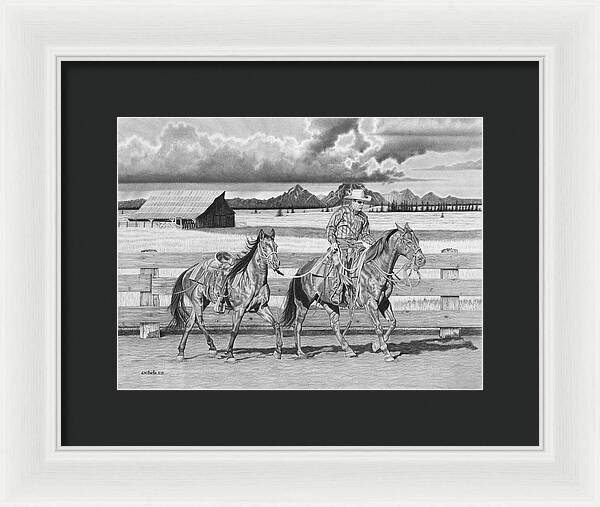 The Gift Named Storm - Framed Print